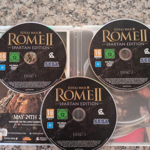 Total War Rome II Spartan Edition PC like new
