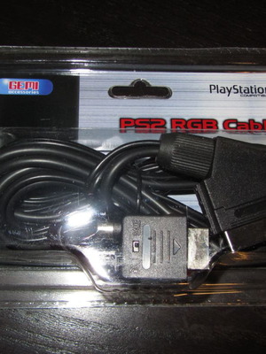 GEMI Καλώδιο SCART RGB για τηλεόραση Sony PS1 PS2 PS3 καινούργιο