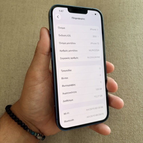 Apple iPhone 13 128GB Midnight Blue, 88% Battery Health
