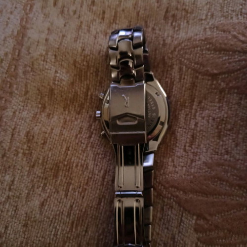 Reporter chronograph men's watch used, silver
