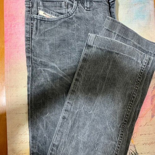 Diesel Jean retro 90s women's pants w26 L34 like new, gray