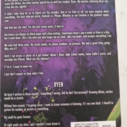 Verity, Fine Print, Terms and Conditions, Butcher and Blackbird, Punk 57 books new in English