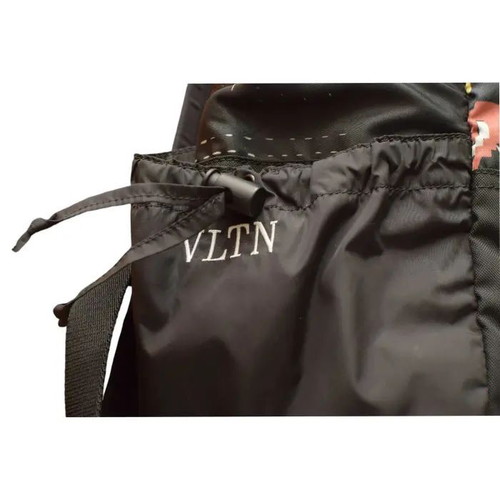 Valentino Garavani backpack used, Game print black multicolor
