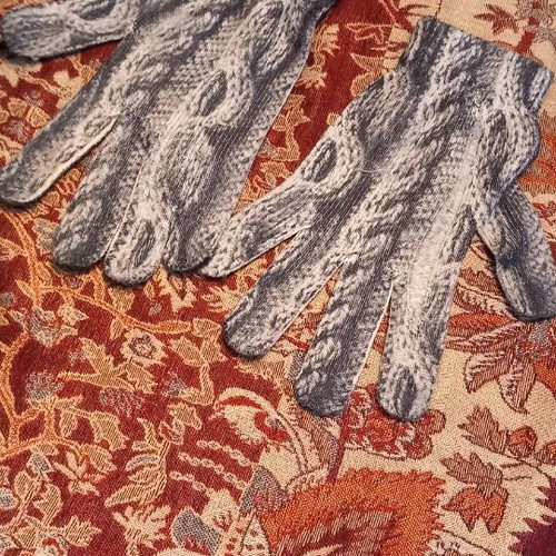 Elastic warm gloves size medium large