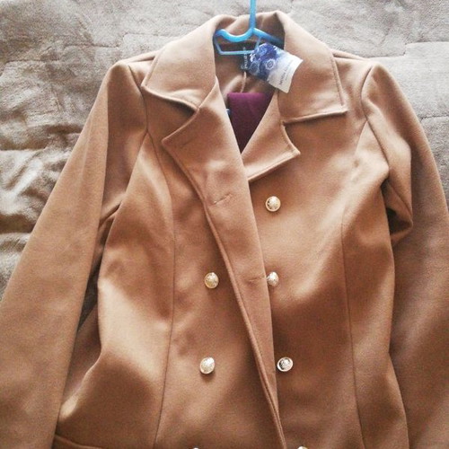 Short brown coat new, brand Moda Giada