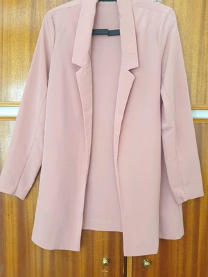 Stradivarius blazer thin soft pink like new