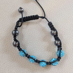 Macrame bracelet with turquoise like new