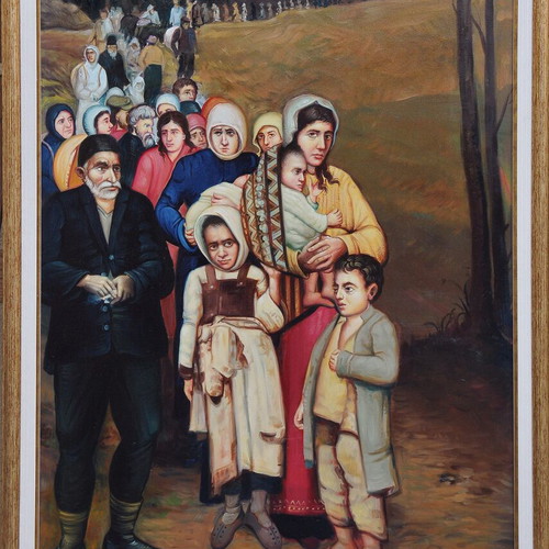 Eradication Oil Painting by Dorotheos Antoniadis made to order