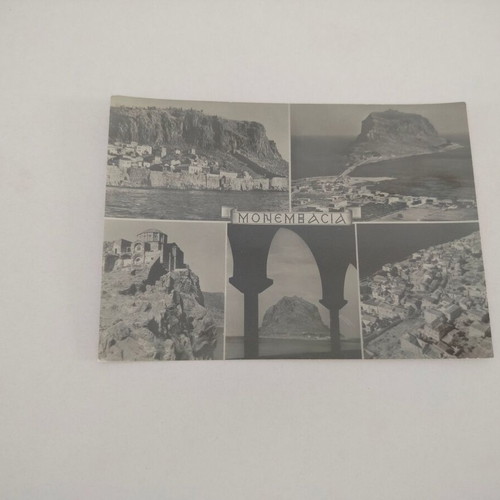 Monemvasia Black and White Postcard used