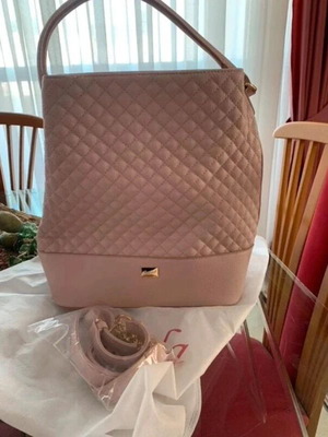 Fragola bag pink pastel backpack and handbag new