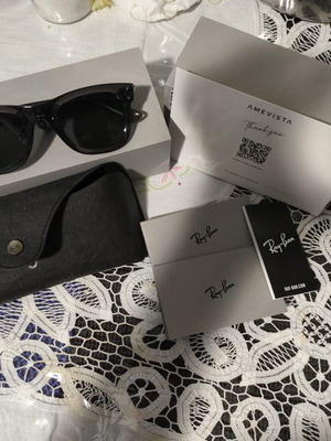 Ray-Ban sunglasses new, black and gray