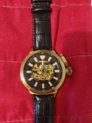 Invicta Corduba 7136 vintage men's watch used, automatic skeleton