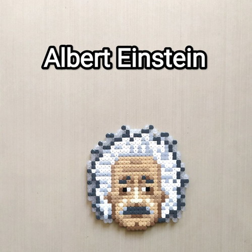 Handmade decorative portrait Albert Einstein new