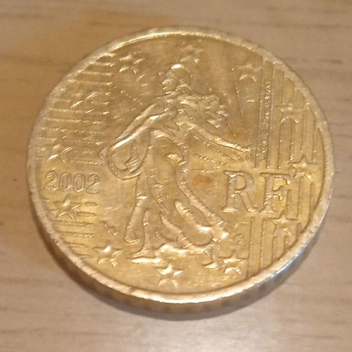0.5 € coin France 2002 like new