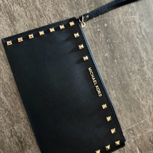 Michael Kors clutch bag like new, black