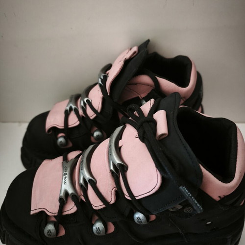 New Rock Nubuck sneakers size 41 black and pink new