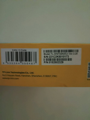 Tp-link 150 Mbps version 3.2 new