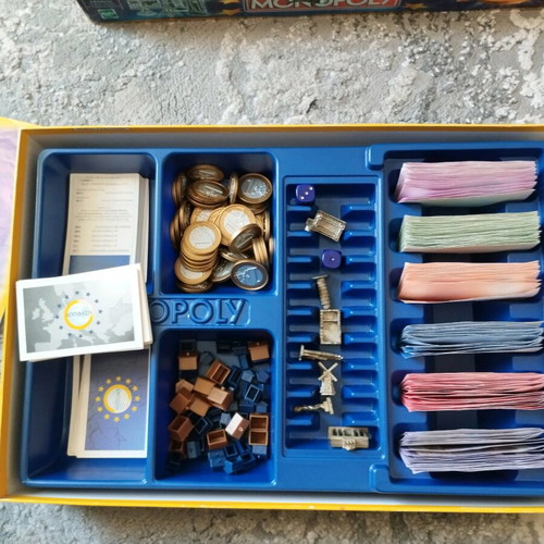 Monopoly euro used, Greek edition with damages