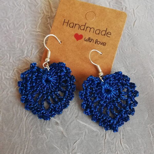 Knitted earrings new, price per pair