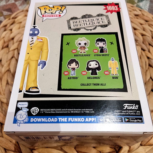 Funko Pop! Movies Beetlejuice Bob 1693 vinyl figure like new