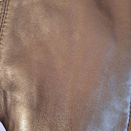 Leather jacket like new, gold bronze, size M