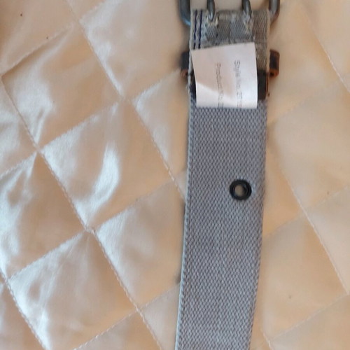 Men's belt used, canvas material, 99 cm length
