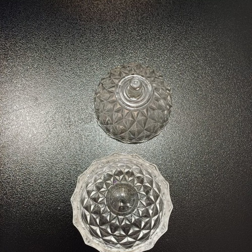 Crystal box with lid sphere like new