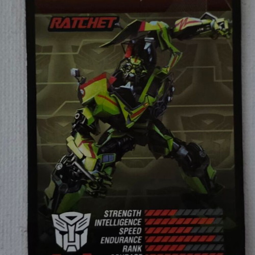 Transformers Ratchet card No3 with ability bars