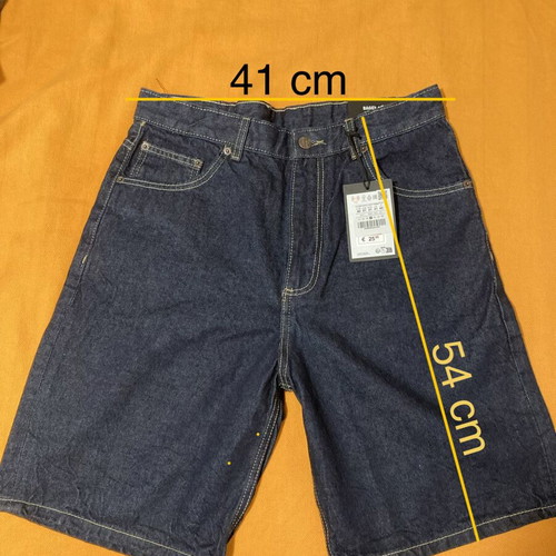 Pull & Bear men's baggy fit shorts new, size M, blue