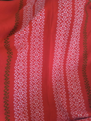 Vintage tablecloth with embroidery new, size 2.10x1.40 m