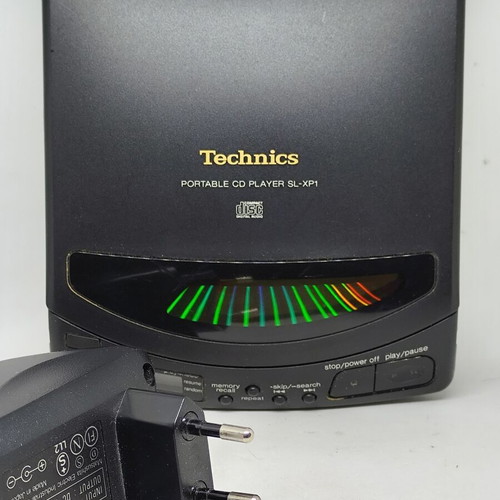 Technics SL-XP1 Vintage Portable CD Player Japan with Original Power Supply