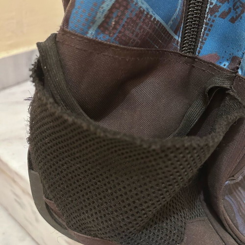 No Fear school bag used, wheeled with zippers