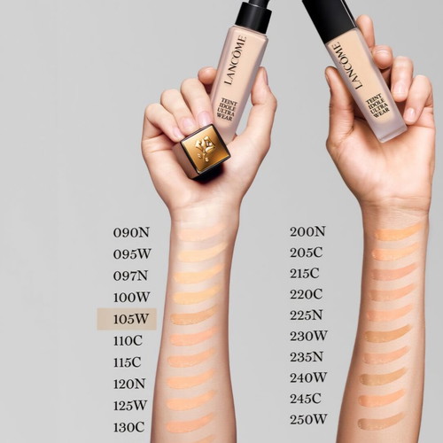 Lancome Teint Idole Ultra Wear Foundation 105W with Lierac Sunstick SPF50+ gift