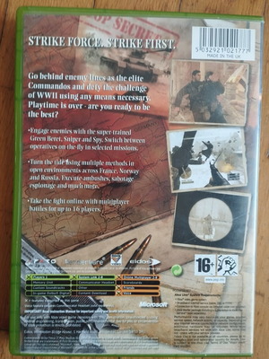 Xbox Commandos Strike Force game used, complete