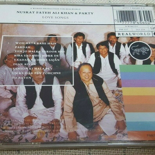Nusrat Fateh Ali Khan & Party Love Songs CD used, folk