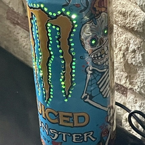 Monster LED light with remote control, music sync