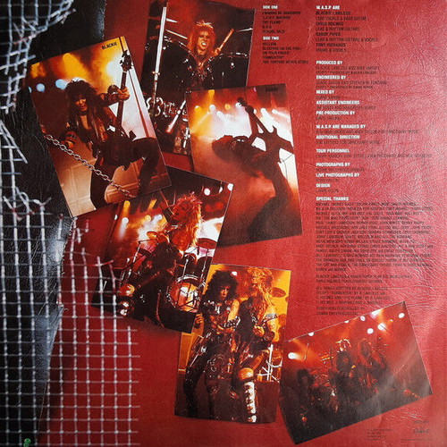 W.A.S.P. Winged Assasins vinyl record used, metal