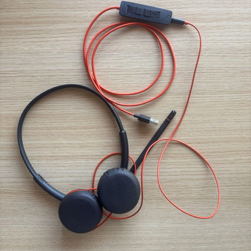 Plantronics Blackwire C3200 office headset with microphone, wired