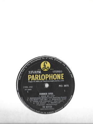 Beatles Rubber Soul rare stereo India LP used
