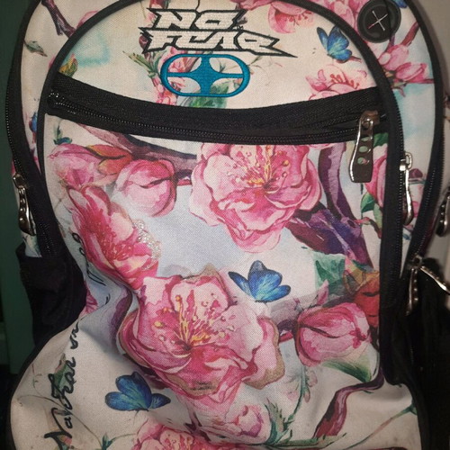 School bag like new for girls with two main compartments