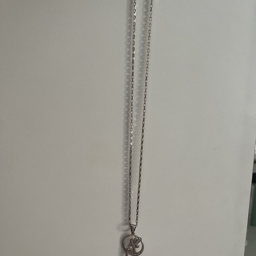 Dior vintage necklace silver, like new, 2000s