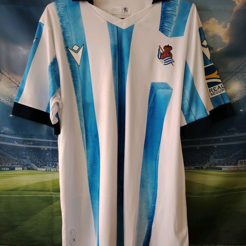 Real Sociedad 23/24 Home Shirt used, official replica, size L