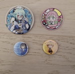 Anime Can Badges Καινούργια, πολύχρωμα, διάφοροι χαρακτήρες