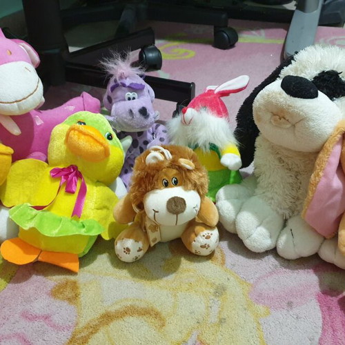 Plush toys like new, assorted set