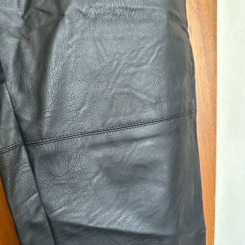 Moutaki faux leather pants like new, black, size S