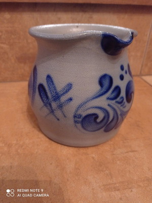 Ceramic jug used with design