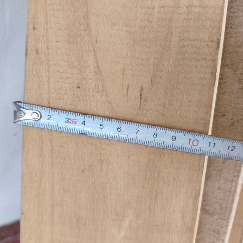 Set of 10 wooden slats 140 cm for bed
