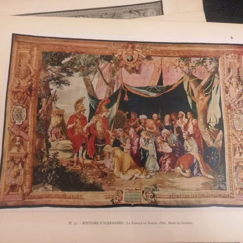 La Tapisserie Francaise book used, 103 illustrations with Greek themes