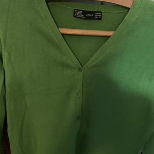 Zara cardigan green like new, size M