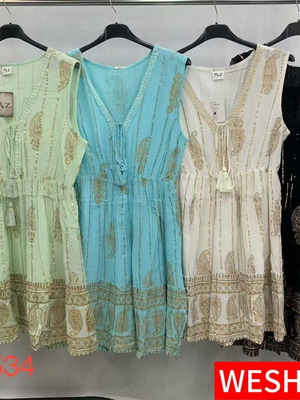 Indian dress new, one size, multicolor